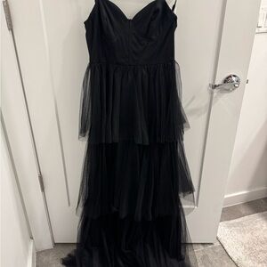 Lulu's Black High Low Dress